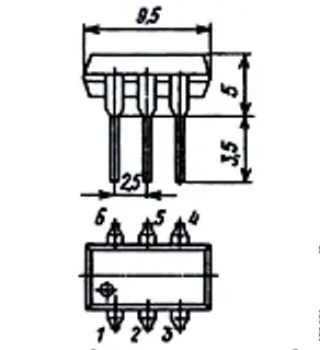 АОТ161А оптопара транзисторная фото 2