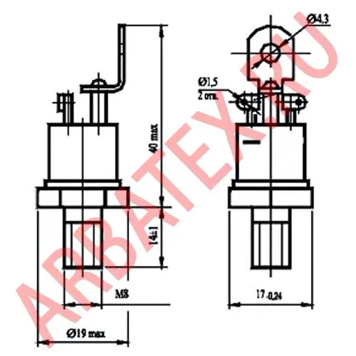 2ТО132-40-6 тиристор фото 3 2ТО132-40-6 тиристор фото 3