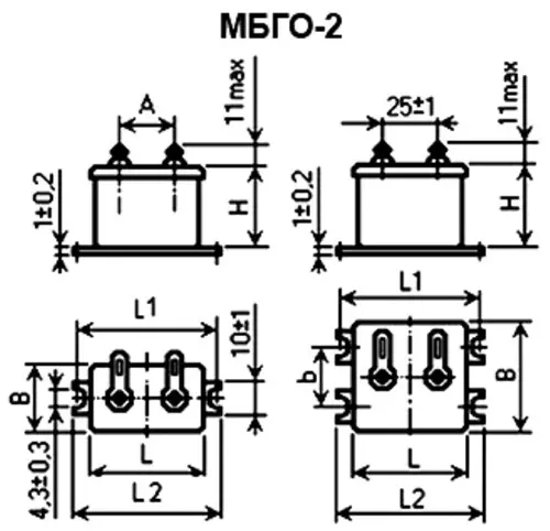 МБГО-2 500в 1 мкф фото 2 МБГО-2 500в 1 мкф фото 2