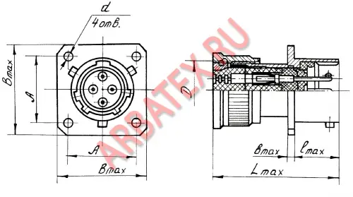 СНЦ23-61/36В-1-А-В вилка Разъемы разное фото фото 2