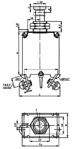 АЗК1М-35-2С автомат защиты фото 3 АЗК1М-35-2С автомат защиты фото 3