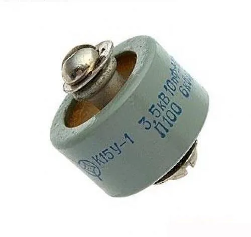 К15У-1 3,5кВ 10 пф 6квар П100 фото 2 К15У-1 3,5кВ 10 пф 6квар П100 фото 2