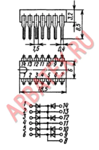КДС525В диодная сборка фото 3