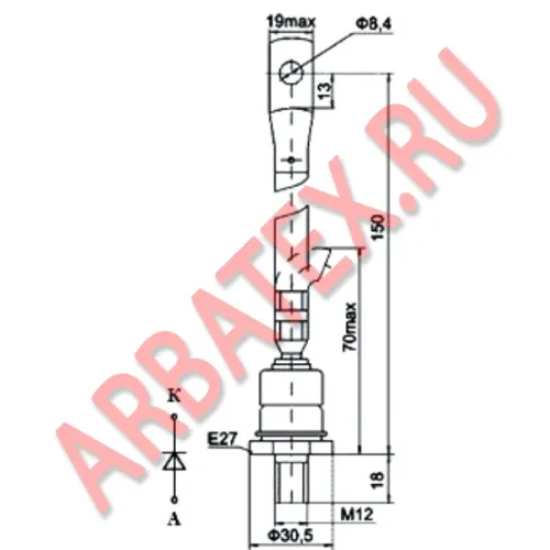 2Д151-125-10 диод фото 3 2Д151-125-10 диод фото 3