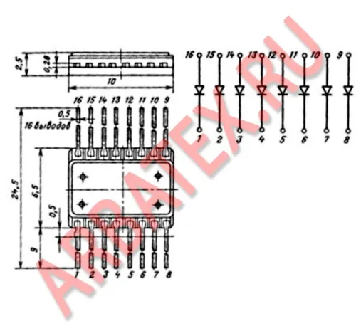 КДС627А диодная сборка фото 3